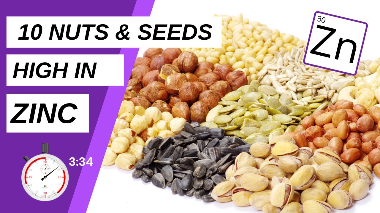 10 Nuts And Seeds High in ZINC | Great Tasting ZINC Rich Snacks