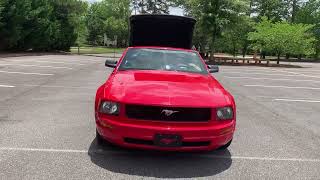 2005 Ford Mustang Convertible Top Operation