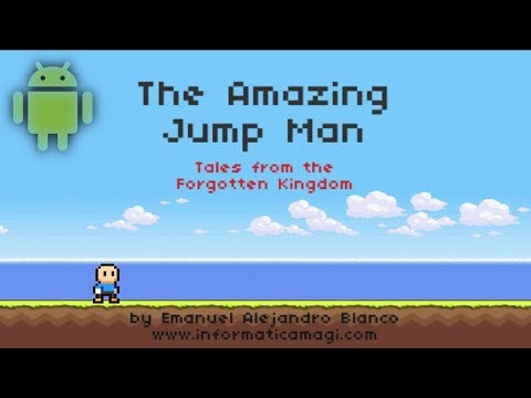 We made a game! The Amazing Jumping Man I Video