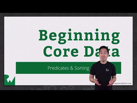 Introduction Beginning Core Data raywenderlich com