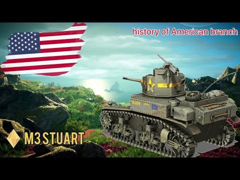 World of Tanks BLITZ| M3 Stuart - tier 2| History of American branch…| 🇺🇸