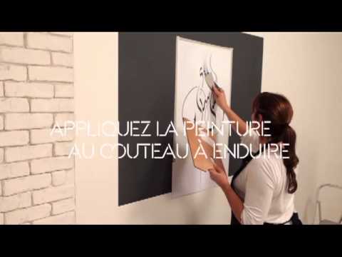 comment appliquer peinture ardoise