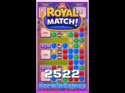 Royal Match Level 2522 - No Boosters Gameplay