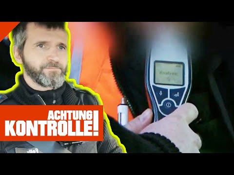 Alkoholtest am Morgen: Hat der Autofahrer mehr als 0,5 Promille? | Achtung Kontrolle | Kabel Eins