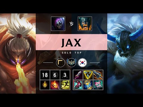 Jax Top vs Olaf - KR Challenger Patch 25.15