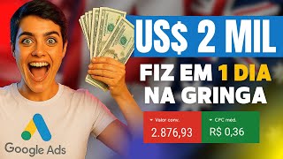 🔥 HOW I MADE R$2,000 IN 1 DAY ABROAD using Google Ads as an Affiliate!