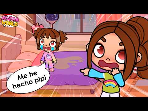 👶¡Mi hermana se hace pis en la cama 💦🛌 Compramos pañales nocturnos  | Avatar World