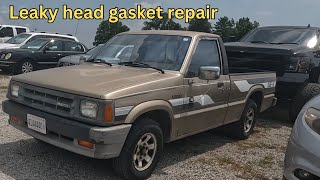 1986 Mazda B2000 with a Leaking head gasket. Easy repair?!