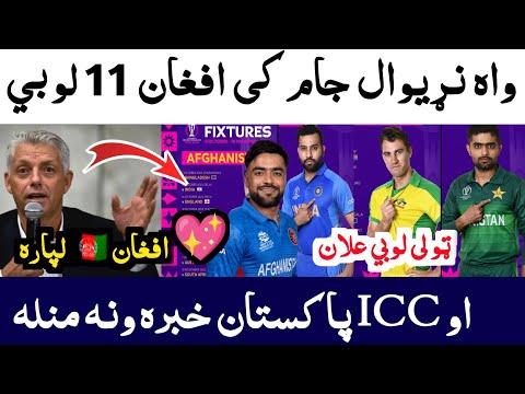 Afghanistan Matches Complete Fixture in ICC Cricket World cup 2023