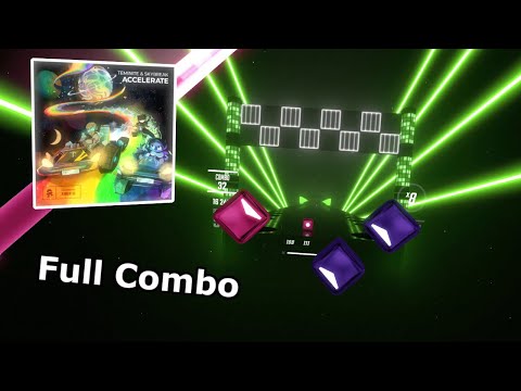 Teminite & Skybreak - Accelerate [Expert+] FC | Beat Saber Monstercat Mixtape 2 DLC