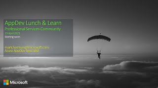 Developer Velocity, Codespaces, Application Insights ... Azure AppDev 