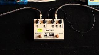 Video thumbnail for Fulltone GT-500 Overdrive/Boost and Distortion Demo by David Fisher (tibbon)