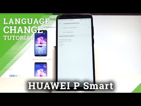 How to Change Language in HUAWEI P Smart - Language Settings |HardReset.Info