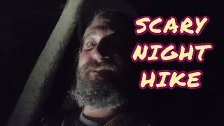 Solo Backpacking in the RAIN at NIGHT. Exploring the Quehanna wilderness:Bear Run Trail [trail vlog]