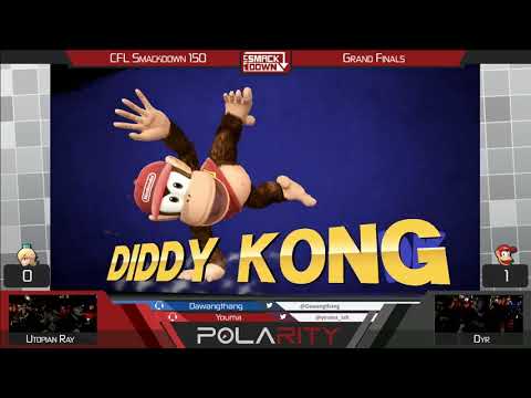 CFL Smackdown 150 WiiU - UtopianRay (Rosalina) vs Dyr (Diddy Kong) - Grand Finals
