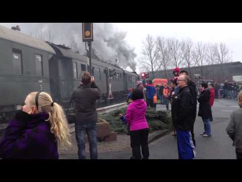 Dampflok 78468, Lengerich-Warstein 05.01.13, Scheinanfahrt/ Abfahrt Uelder Bahnhof, TEIL 3