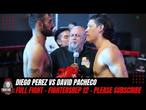 Diego Perez vs David Pacheco | Full Title Fight - FightersRep 12 Main Event
