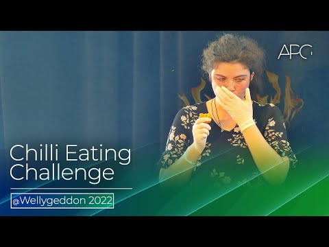 ARMAGEDDON EXPO 2022 Wellygeddon - Chilli Eating Challenge [#APGLive]
