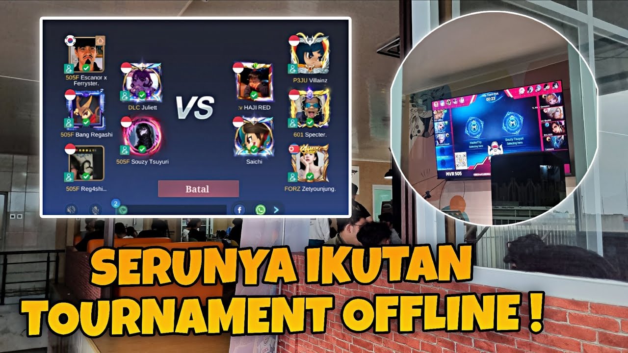 AKHIRNYA GUA IKUTAN TOURNAMENT OFFLINE LAGI GUYS DI DAERAH BOGOR CIBINONG🔥 Serunya Tournament Mlbb