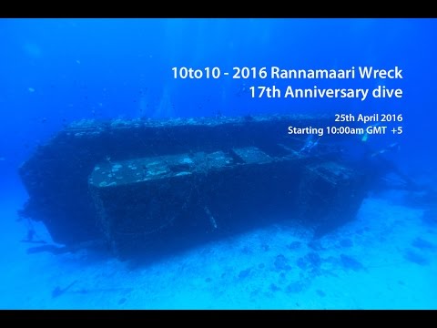 10to10 2016 Rannamaari Wreck Anniversary dive