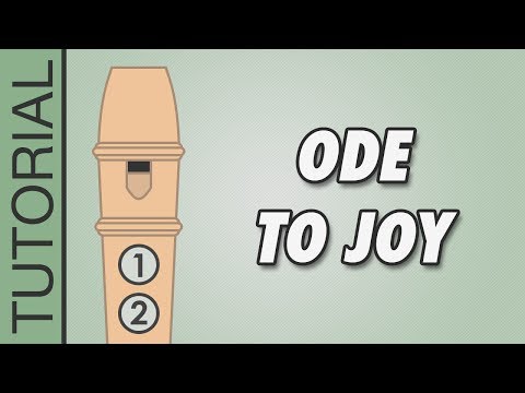 Ode to Joy - Recorder Tutorial 🎵 EASY Song