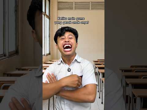Ketika main game yang gerak anak onyet #ardikatamps #comedy