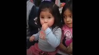 Cheeky girl&#39;s magic trick