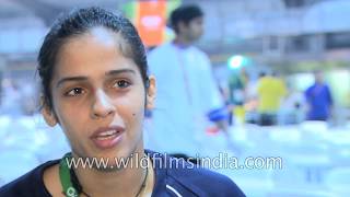 Saina Nehwal speaks of her showing at Commonwealth Games 2010