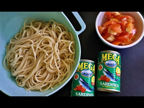 Sardines Pasta (Spaghetti Sardines) - Recipe # 380