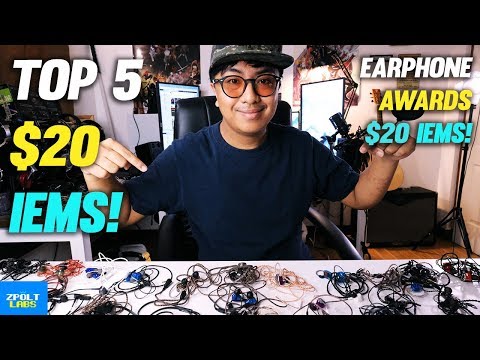 $20 Earphone Awards 2019 - Top 5 BUDGET IEMS ( In Ear Monitors ) 🔥
