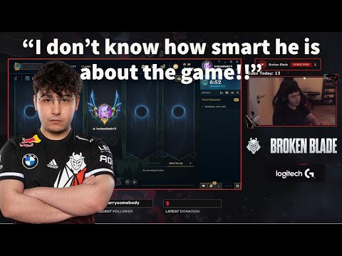 BrokenBlade On If Dzukill Could Become A Pro Player!!