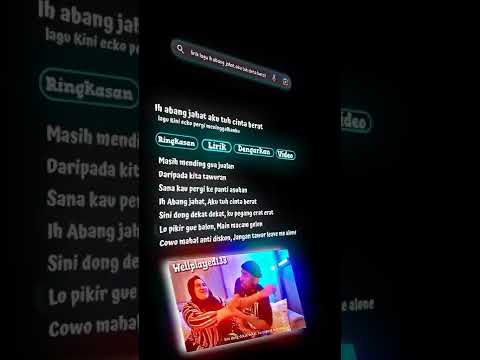 LIRIK LAGU TIKTOK VIRAL IH ABANG JAHAT ❗| KINI ECKO PERGI MENINGGALKANKU ❗
