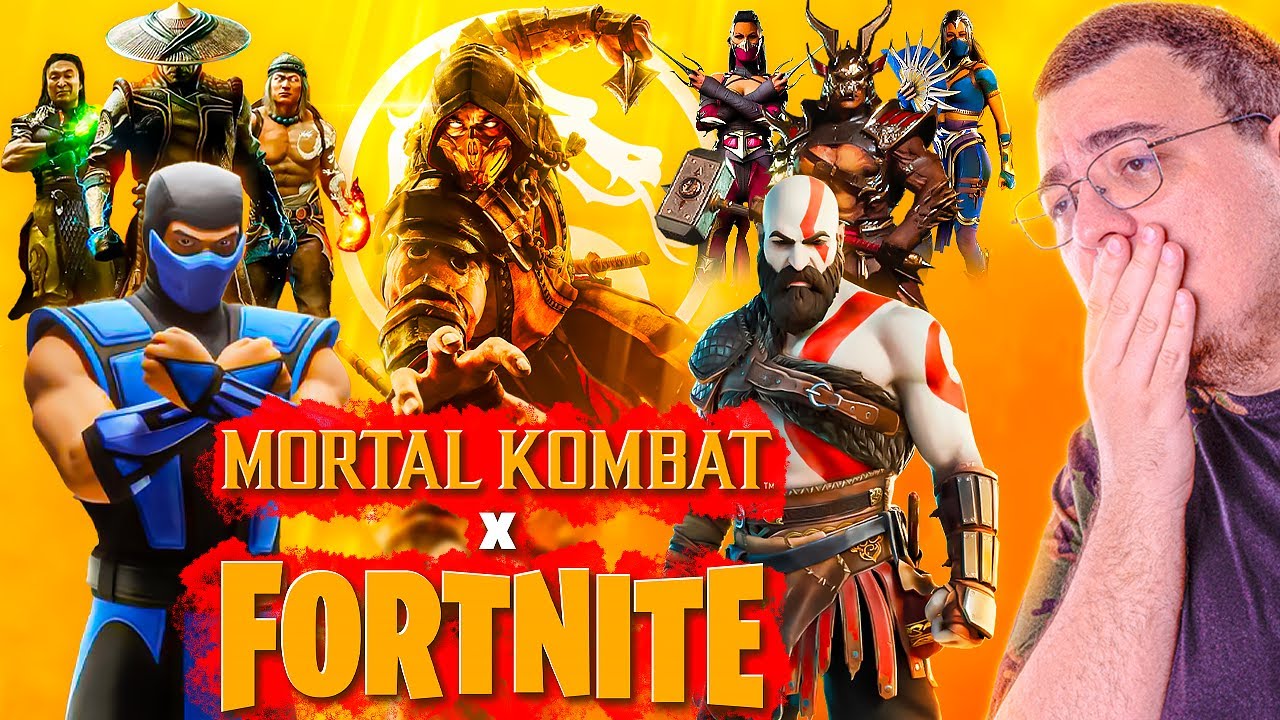 MORTAL KOMBAT CONFIRMADO SUB-ZERO VEM AI E KRATOS PODE PINTAR EM BREVE GOD OF WAR FORTNITE SCORPION