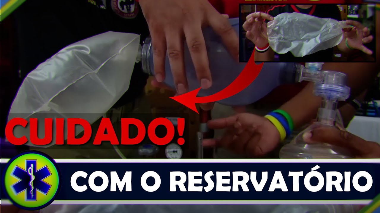 Dica fundamental para uso do "AMBU" | Dispositivo de bolsa válvula máscara