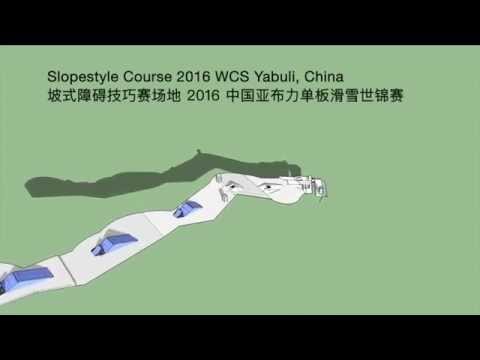 Slopestyle Course - Corona World Championships of Snowboarding 2016, Yabuli