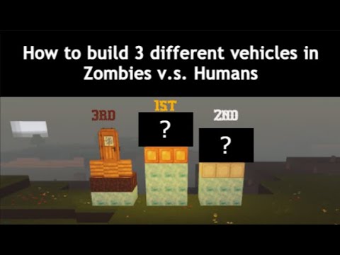 How to create a flying machine and cars Zombies v.s. Humans