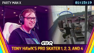 Download lagu Tony Hawk's Pro Skater 1, 2, 3, & 4 by Party Man X in 1:15:19 - Summer Games Done Quick 2024 mp3