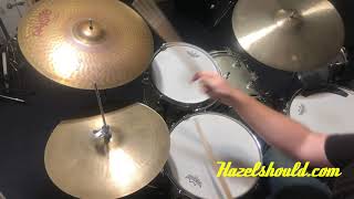 Video thumbnail for Vintage Paiste 18” 3000 Rude Crash Ride 1741 Grams by Hazelshould Drums & Cymbals