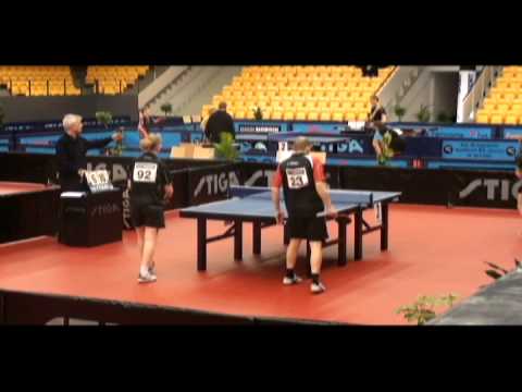 Danmarks mesterskaber i Bordtennis: Henrietta/Claus vs sofie/carsten