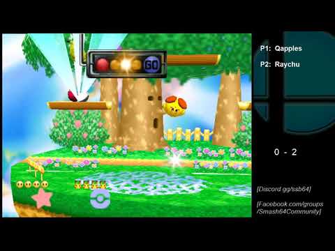 64mas Eve - Qapples (Kirby) vs. Raychu (Pika) - GRAND FINALS