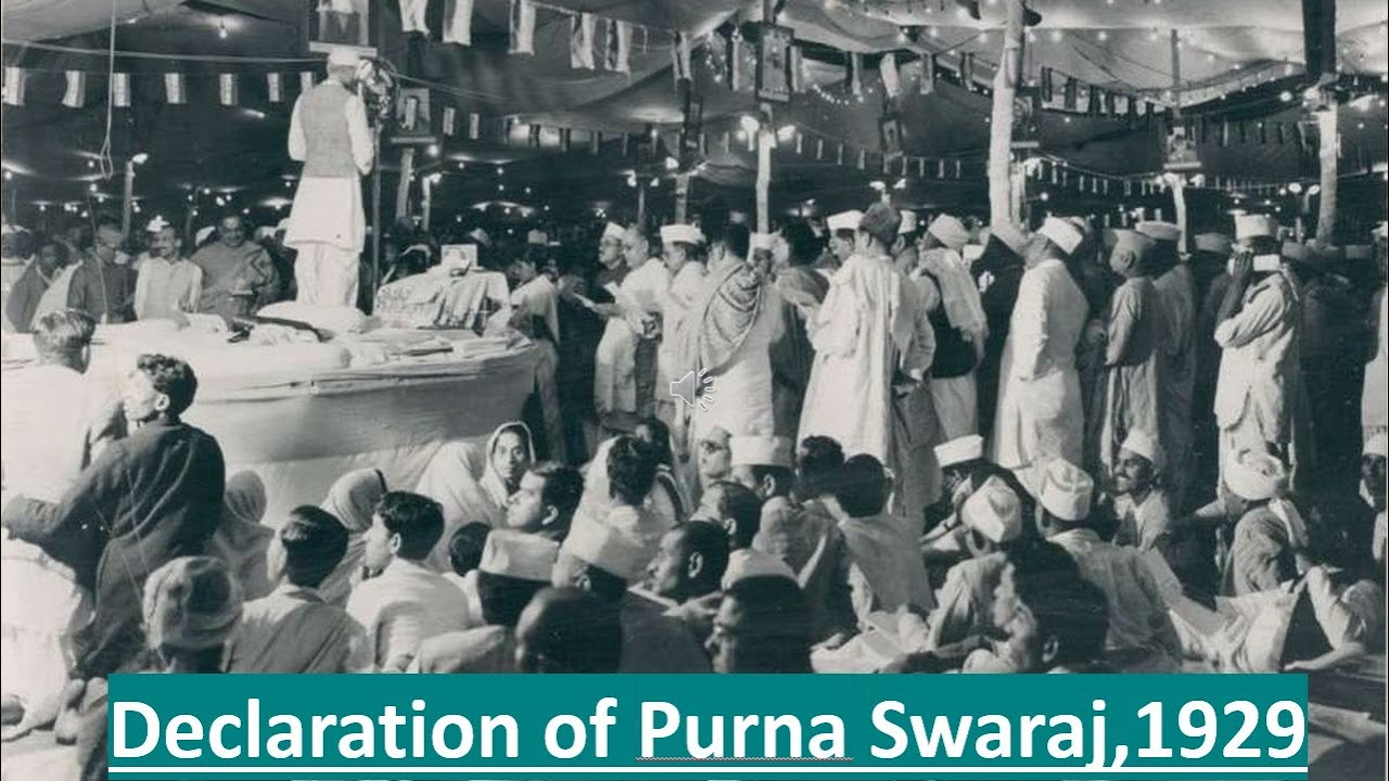Detailed lecture on Jawaharlal Nehru leadership and 1929 Lahore Resolution