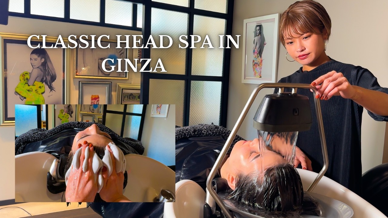 (asmr) TREASURE CLASSIC HEAD SPA IN GINZA, TOKYO (Tokyo's one of the most expensive areas)