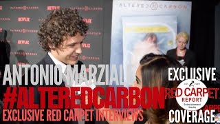 Antonio Marziale interviewed at Premiere of Netflix's #AlteredCarbon #NowStreaming #AltCarb video
