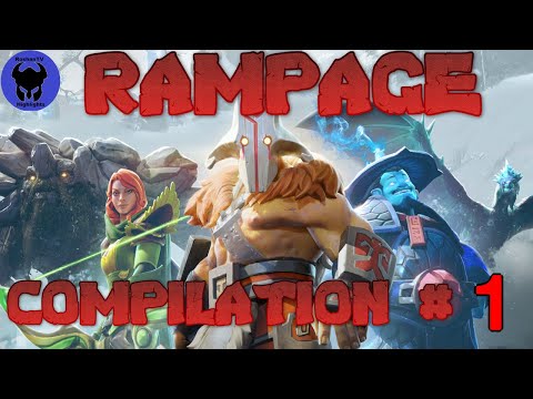 DOTA 2 TOP MMR RAMPAGE COMPILATION#1 - ROSHAN-TV PRESENTS!
