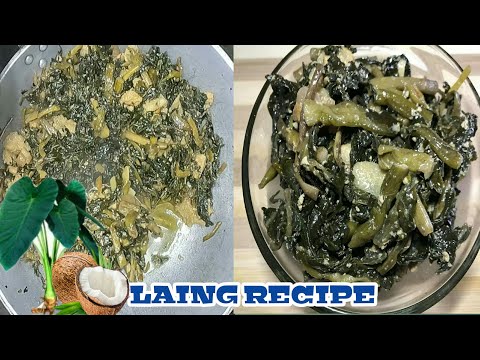 HOW TO COOK LAING/LAING RECIPE/PANLASANG PINOY RECIPE