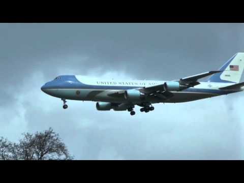 Obama Hannover 24.04.2016 / Air Force One & Motorcade