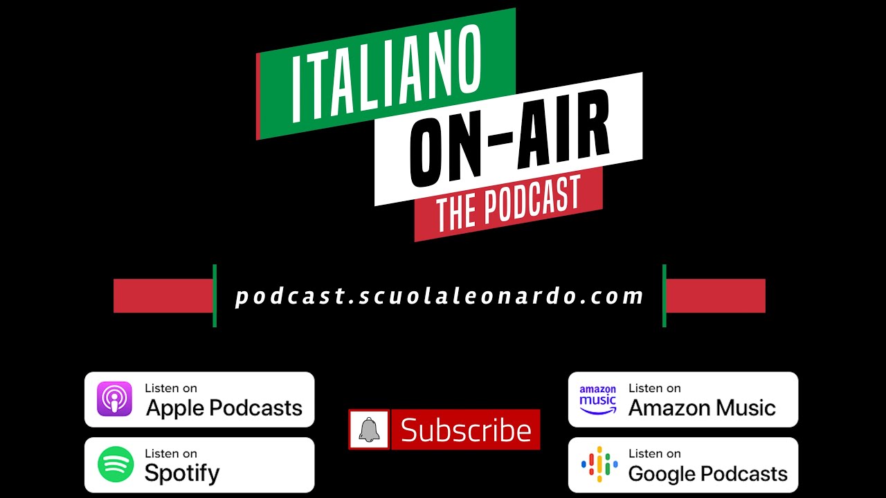 Introducing "Italiano ON-Air" 🎙️🇮🇹, the podcast on the Italian language - Scopri "Italiano ON-Air", il podcast sulla lingua Italiana