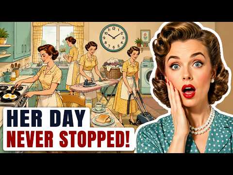A Day in the Life of a 1950s Housewife - You Won't Believe the Schedule!