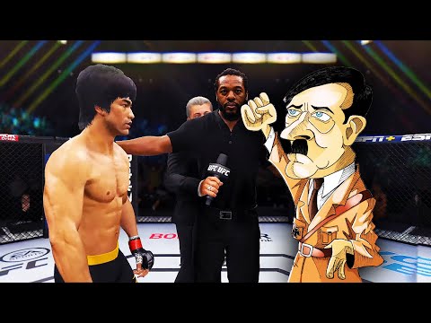 UFC 4 | Bruce Lee vs. Adolf  (Fake) | EA Sports UFC 4