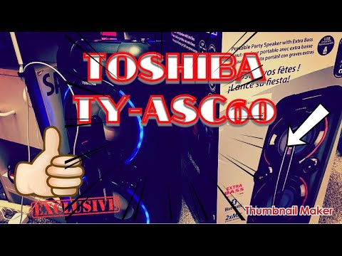 Toshiba TY-ASC402 garsiakalbis Bluetooth + laidinis mikrofonas Juodas video
